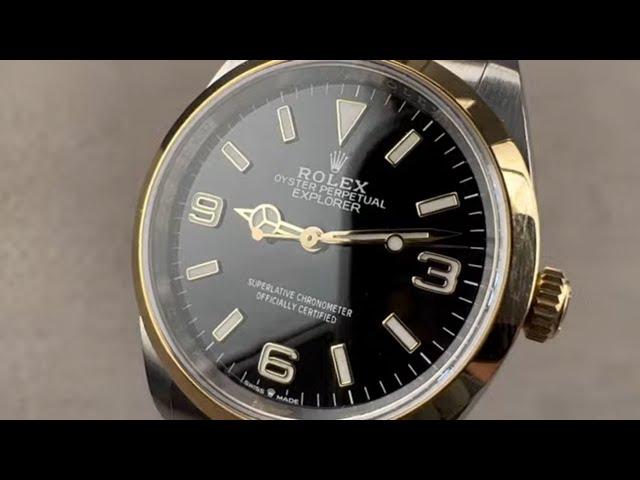 Rolex Explorer Two Tone Steel Gold 124273 Rolex Watch Review
