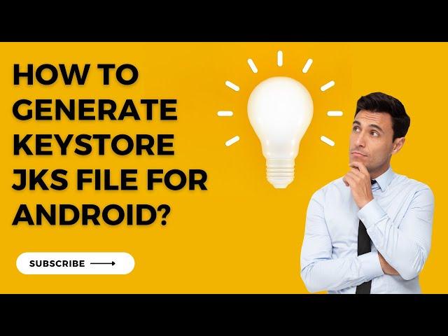 How to build signed apk || How to generate Keystore jks file