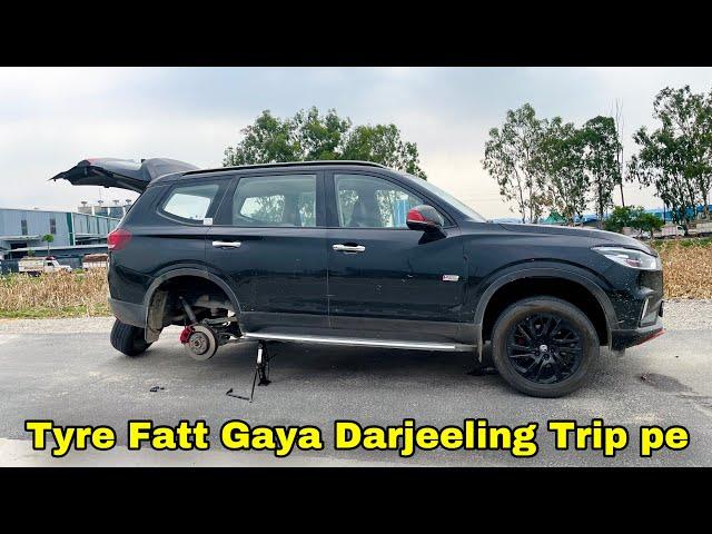 Trip बर्बाद Gloster ka Tyre Fatt Gaya  Delhi to Darjeeling Solo Roadtrip | Day-3