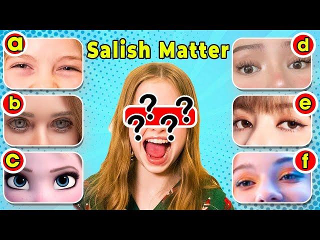 Guess the Eyes Quiz️ | Guess The Youtuber Salish Matter,wednesday character eyes|Great Quiz