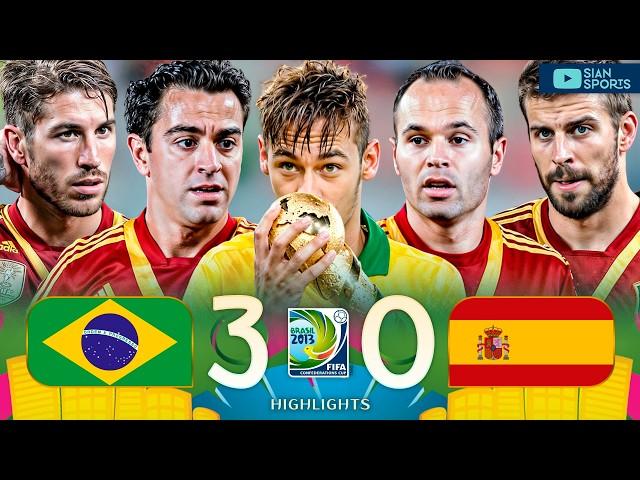 THE DAY NEYMAR'S BRAZILIAN NATIONAL TEAM HUMILIATED THE BEST SPANISH NATIONAL TEAM OF ALL TIME