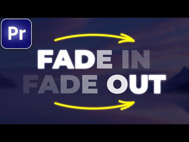 Text Fade In and Fade Out Animation in Premiere Pro | Text Animation Tutorial