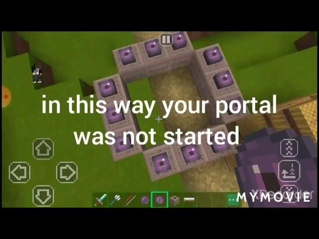 how to make a end portal in bee craft