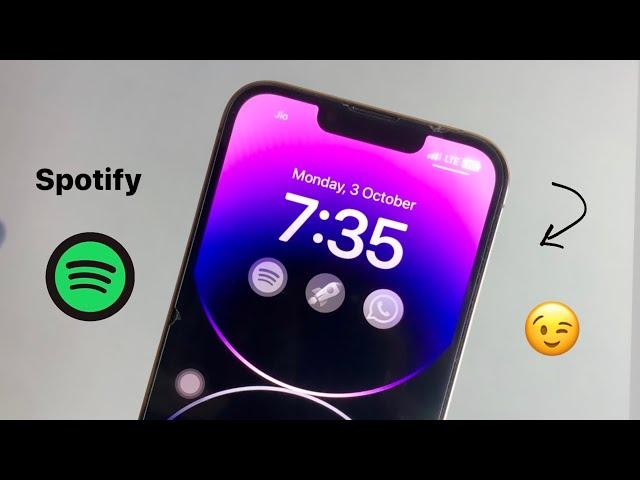 Launch  apps directly from Lockscreen || How to open Spotify directly from Lockscreen