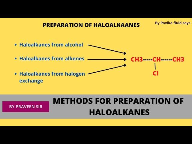 Preparation of haloalkanes