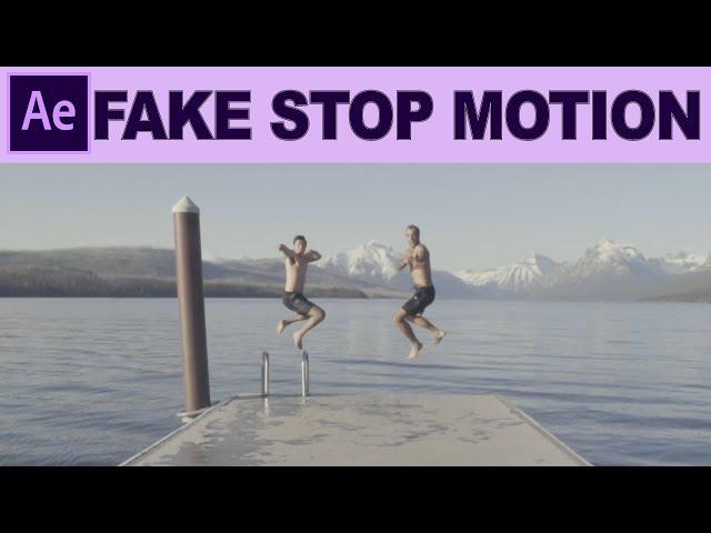 Fake Stop Motion Effect - Adobe After Effects Tutorial