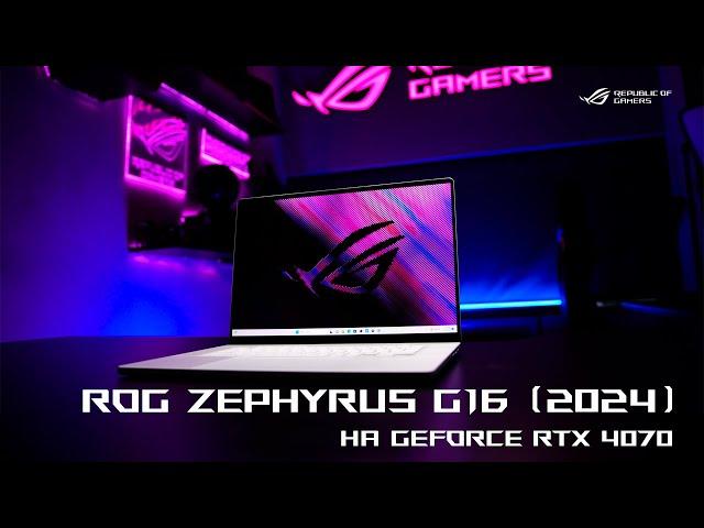 Тестируем игровой ноутбук с OLED-дисплеем | Обзор ROG Zephyrus G16 на RTX 4070