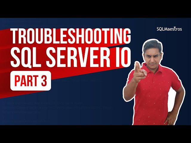 Troubleshooting SQL Server IO Performance/Bottleneck - Part 3 (Most Expensive IO Queries) (by Amit)