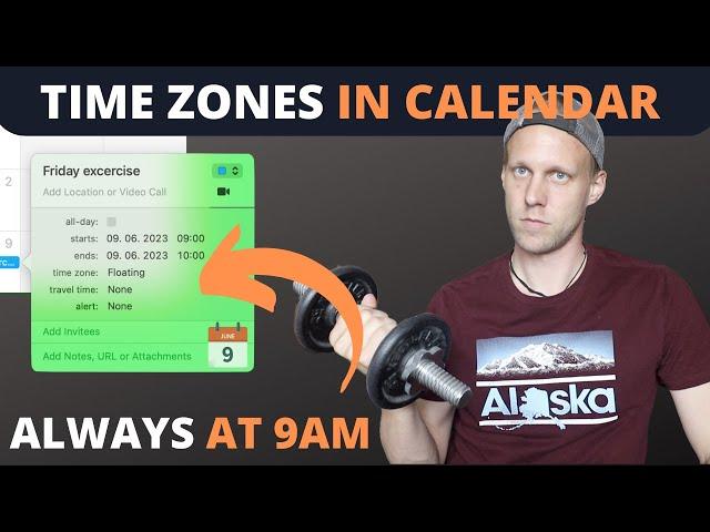 Use Time Zones in Calendar on Mac - Automatically change the events times when you ravel