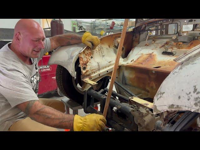 Part 46! 1968 VW Radical Custom Ian Roussel: The Tedious Side Of Custom Car Building  Dimple Die