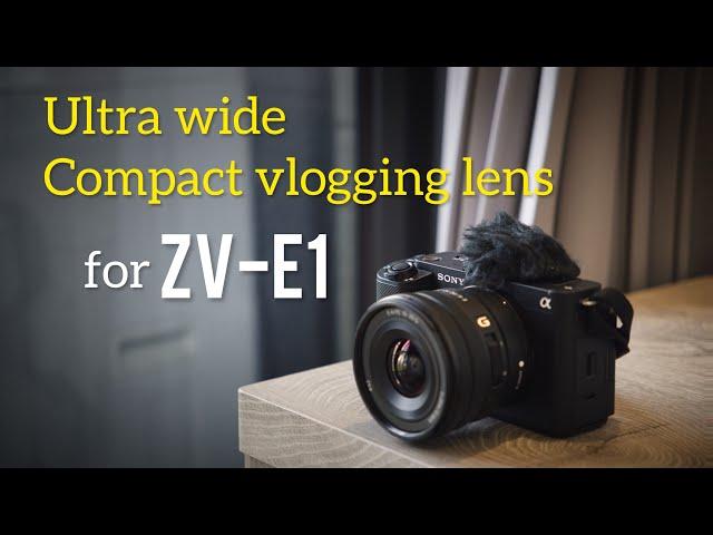 The Perfect Vlogging Lens? Sony 10-20mm f4 APS-C Lens on Sony ZV-E1