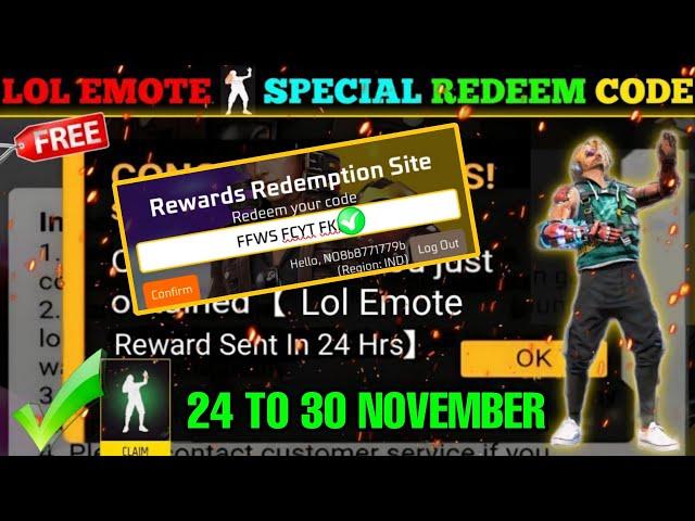 FREE FIRE REDEEM CODE TODAY 28 NOVEMBER REDEEM CODE FREE FIRE | FF REDEEM CODE TODAY 28 NOVEMBER