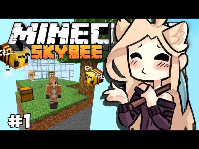 Mini-série SKYBLOCK: Survivre grâce aux ABEILLES ?? Skybee Ep1 (Minecraft Fr)