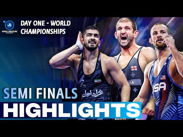 Day 1 | Semi Final Highlights | Freestyle Wrestling | Senior World Championships 2023