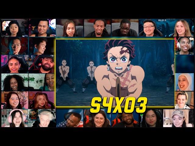 Demon Slayer Hashira Training Arc Season 4 Episode 3 Reaction Mashup  鬼滅の刃