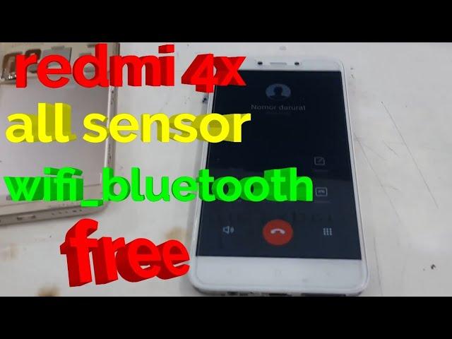 fix sensor redmi 4x santoni