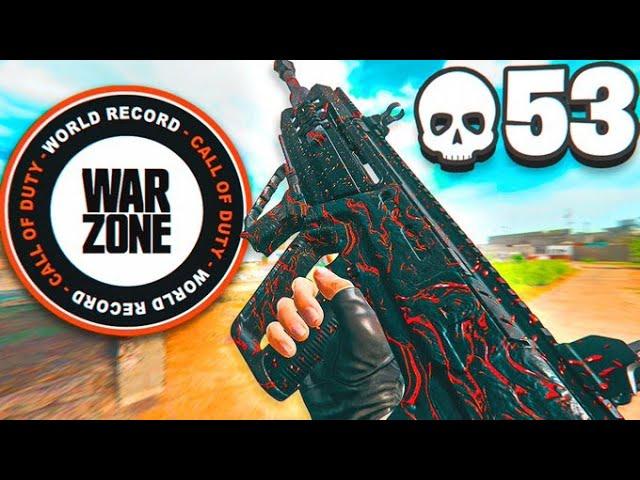 WORLD RECORD 53 KILL SOLO QUADS GAME IN CoD WARZONE  (Urzikstan)