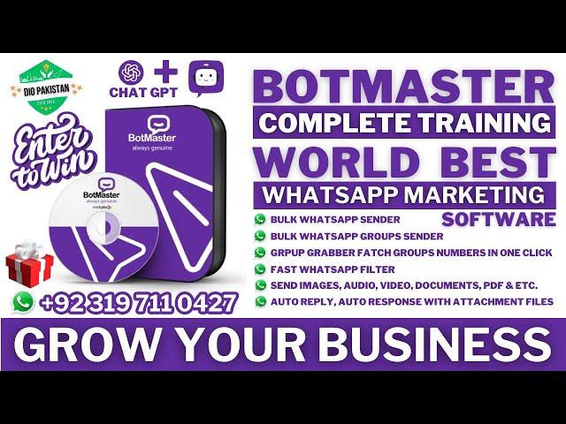 Bot Master Complete Training | World Best WhatsApp Marketing Software