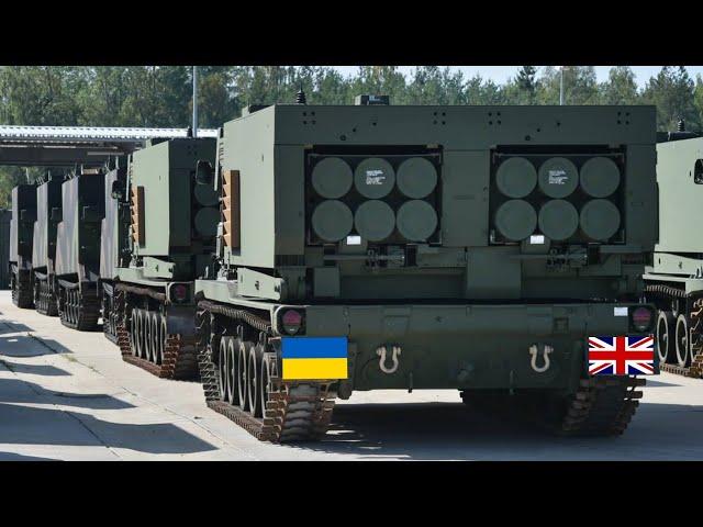 The Russian army was stunned!! British M270 MLRS arrives in Ukraine