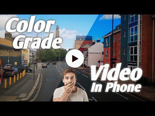 How to color grade video in capcut | Capcut color grading | easy color grade | Phone color grading