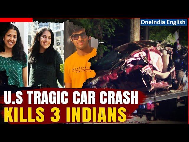 U.S: 3 Indian Students Killed in Georgia Car Crash, 2 Others Battling for Life | Oneindia News