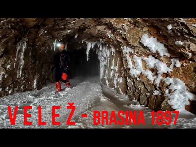 VELEŽ - Zimski uspon na Brasinu 1897 (Prolazak kroz utrobu Veleža) - Dženad Džino Adventures