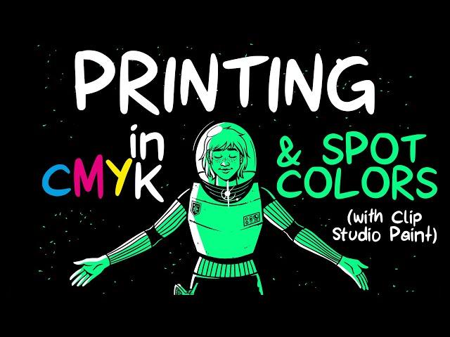 Printing in CMYK & Spot Colors (with Clip Studio Paint)