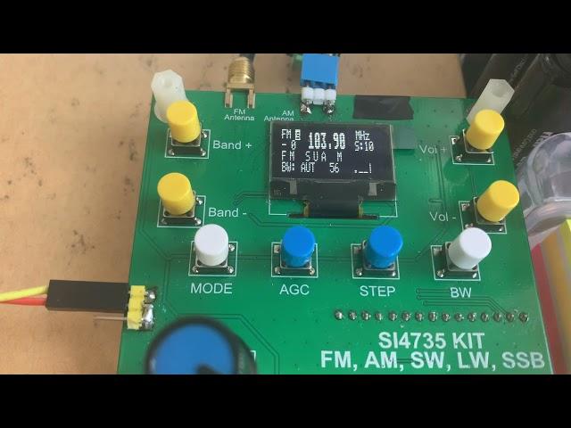 KIT - SI4735 KIT FM, AM, SW, LW, SSB BY David Martins Engineering