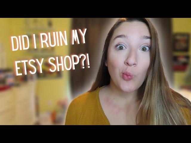 What I'd Do Differently When Starting An Etsy Sticker Shop 2021 | Biggest Mistakes I Made