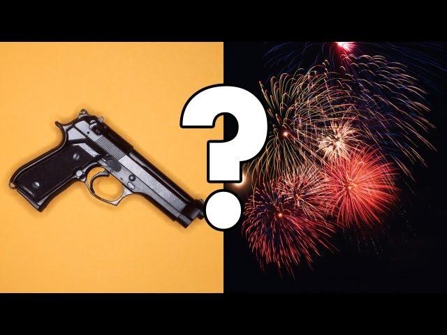 Can you tell the difference between gunshots and fireworks?