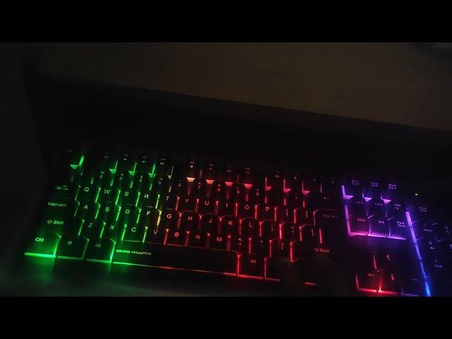 How to change brightness and breathing light in Ant Esports km1650 keyboard