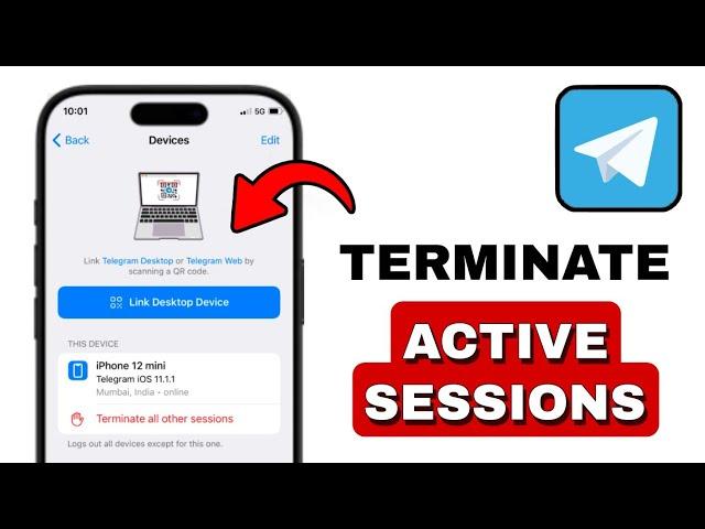 How To Terminate Active Sessions In Telegram (UPDATED METHOD)