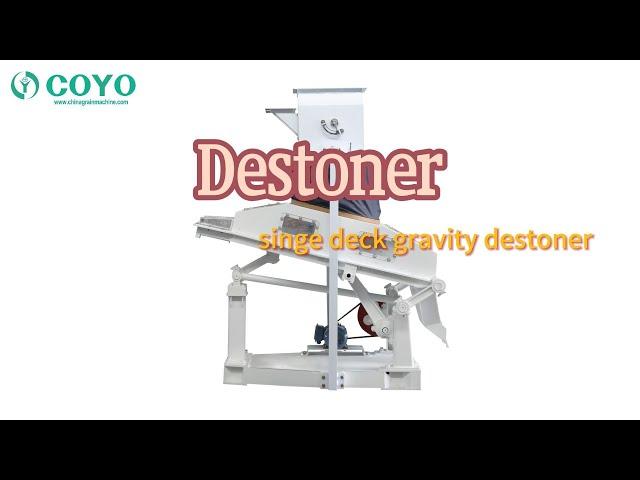 TQSX Singe Deck Gravity Destoner