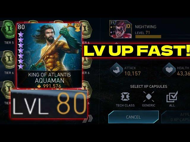 How To Lv Up Characters Fast 2024 Guide Injustice 2 Mobile