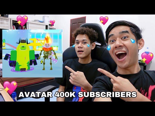 AVATAR BARU 400K SUBSCRIBERS  KEPALA BERAPI, SENAPANG PINK 