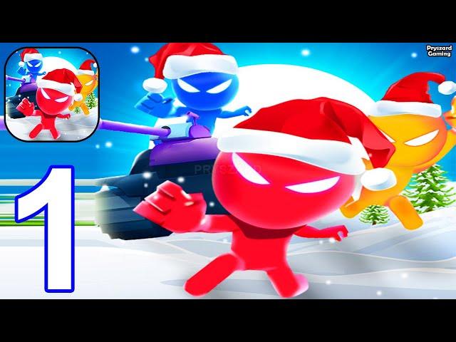 Stickman Super Party - 234 Player Games - Gameplay Walkthrough Part 1 Stickman Party All MiniGames