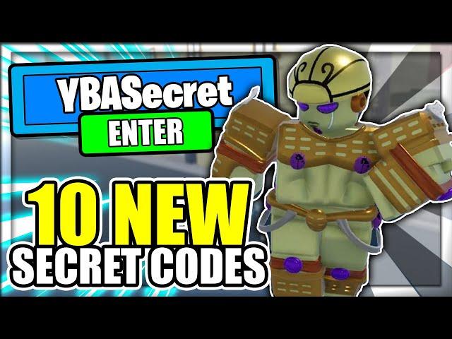 ALL *10* NEW SECRET OP CODES! Your Bizarre Adventure Roblox