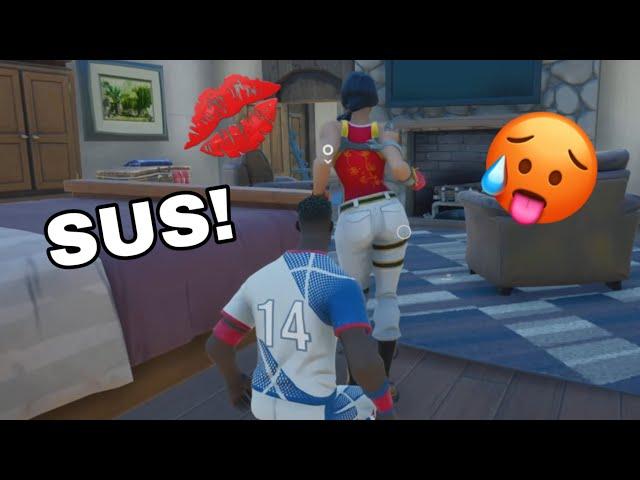 Fortnite Roleplay THE SUS BABYSITTER (SHE RAN AFTER ME!?) (A Fortnite Short Film)