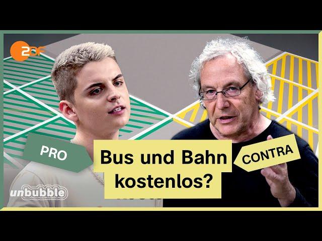 9-Euro-Ticket: Brauchen wir einen kostenlosen ÖPNV? | 13 Fragen | unbubble