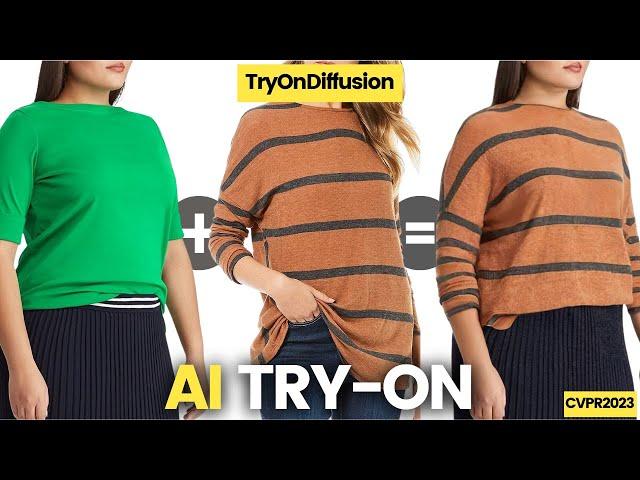 Revolutionizing Online Shopping with AI Virtual Try-On! TryOnDiffusion (CVPR2023)