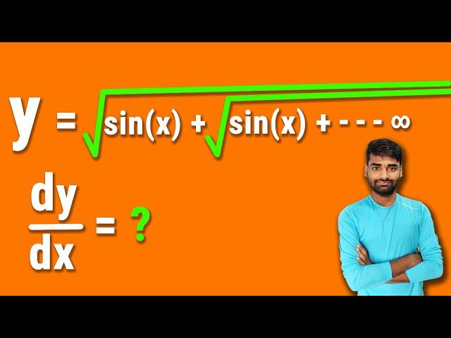 Differentiation of under root sin(x) + infinite series