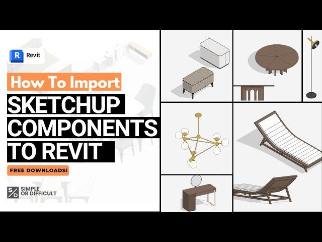 How to quickly import Sketchup models into Revit - A Step-by-Step Guide.