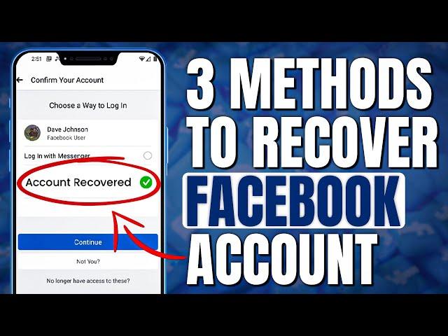 How to Recover Facebook Account Without Email and Phone Number 2024 || 100% work