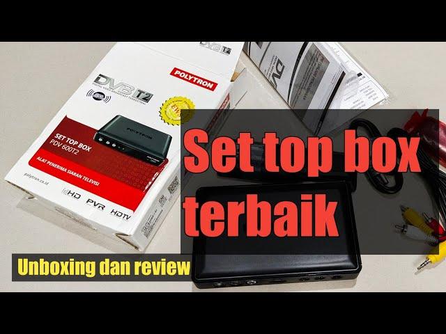 Set top box Polytron PDV 600T2 | Rekomendasi Pemerintah SNI