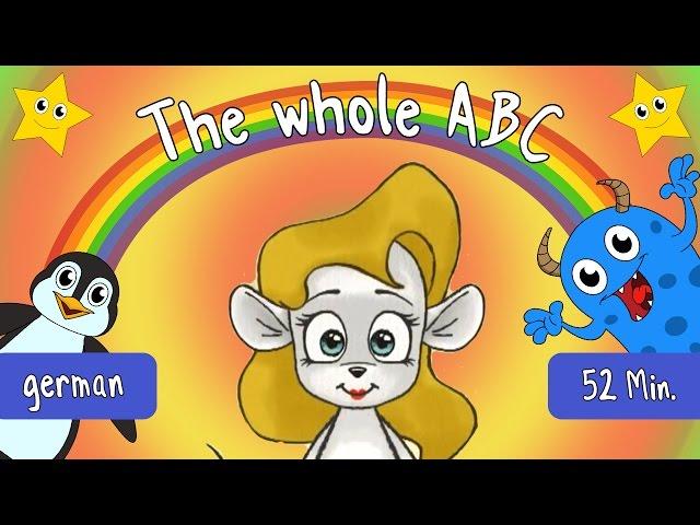 The Whole German Alphabet - German Letters From A to Z With Lyrics - ABC For Kids