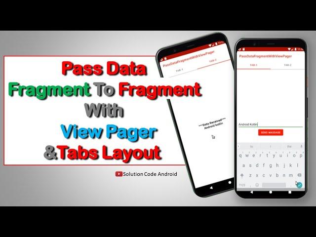 How to pass data between each Fragment in ViewPager and refresh the Fragment interface\pass data