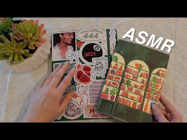 ASMR my 2024 journal flip through  ⋆ ˚｡⋆୨୧˚ + 2025 journal set up