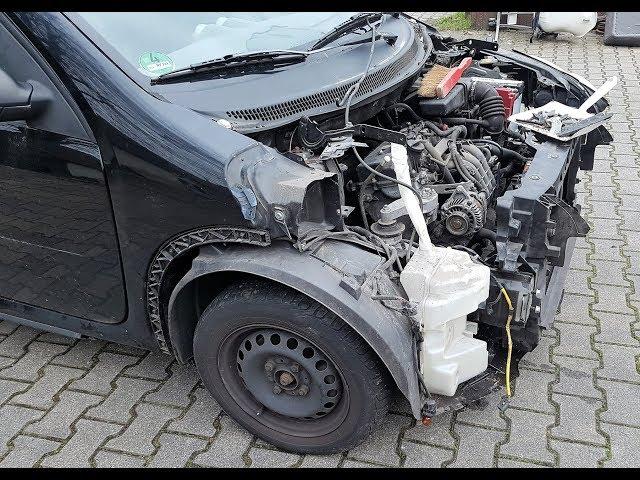 Smart Repair, Stripping down Front section of Smart Forfour Type 454