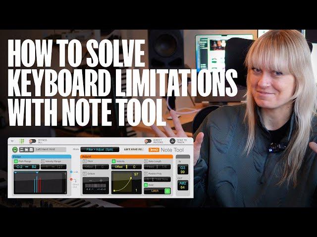 How to solve keyboard limitations with Reason Note tool