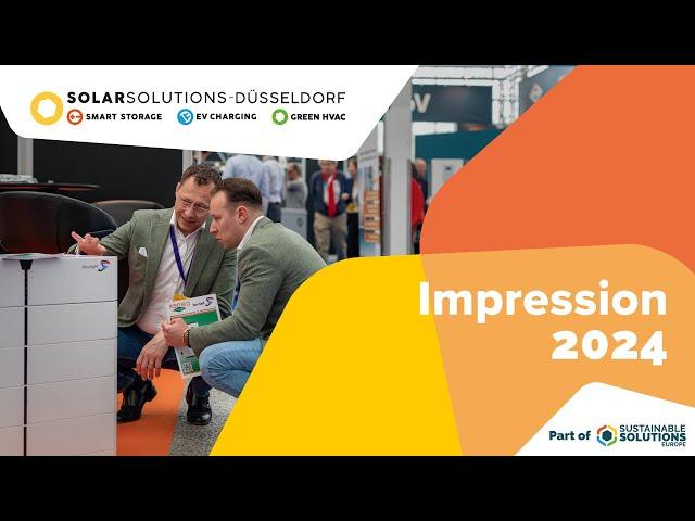 Solar Solutions Düsseldorf 2024 - Impression